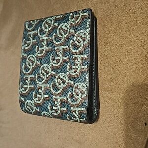 NEW COACH Men's 3-In-1 Wallet Printed Coated Canvas Monogram Green